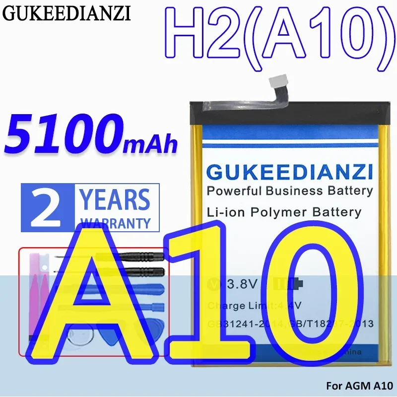 5100mAh Premium Replacement Mobile Phone Battery For Agm A10 H2 A10 High Compatibility
5100mAh Premium Replacement Mobile Phone Battery For Agm A10 H2 A10 High Compatibility