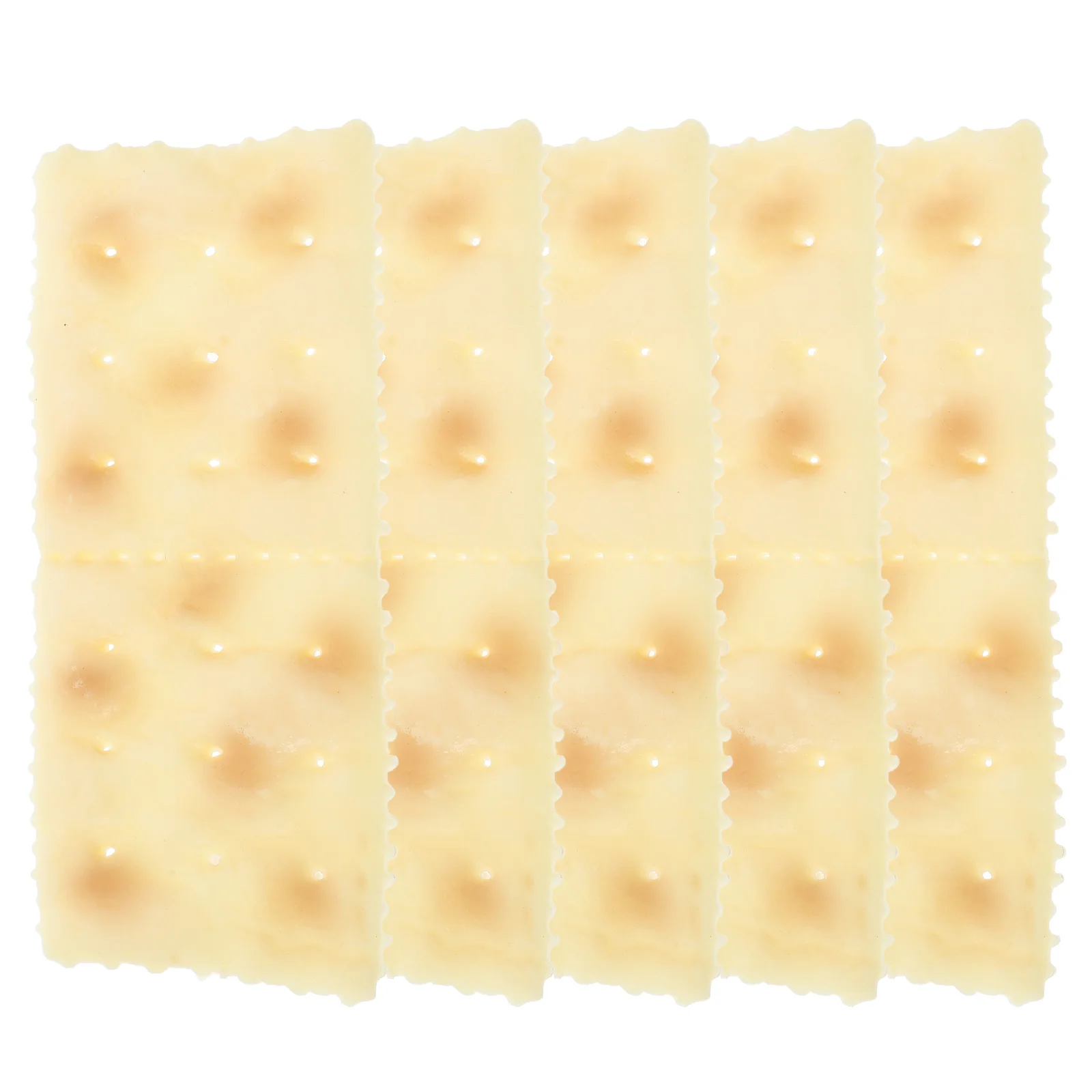 5 Pcs Artificial Imitation Soda Crackers Biscuits Pvc Decorations of Plastic for Foodstuffs
5 Pcs Artificial Imitation Soda Crackers Biscuits Pvc Decorations of Plastic for Foodstuffs