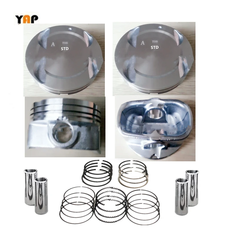 G4FG STD Piston&Piston Ring Set Fit For Hyundai i30 Accent Veloster Kia Rio CEE'D Soul 1.6L 23410-2B900 2012-2016
G4FG STD Piston&Piston Ring Set Fit For Hyundai i30 Accent Veloster Kia Rio CEE'D Soul 1.6L 23410-2B900 2012-2016