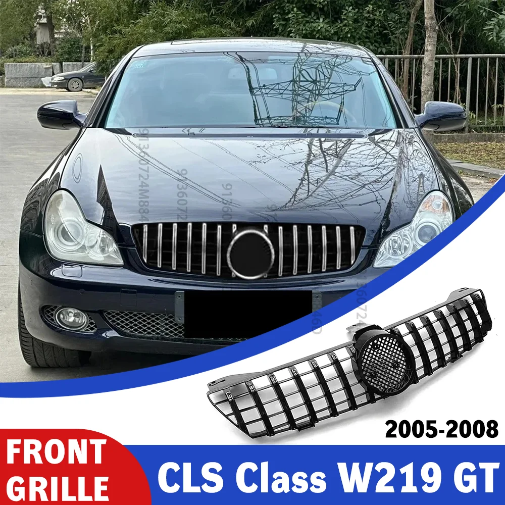 For Mercedes-Benz CLS W219 2005-2008 Upgrade Gloss Black GTR Style Front Grille Mesh Replace Old OEM Grille
For Mercedes-Benz CLS W219 2005-2008 Upgrade Gloss Black GTR Style Front Grille Mesh Replace Old OEM Grille