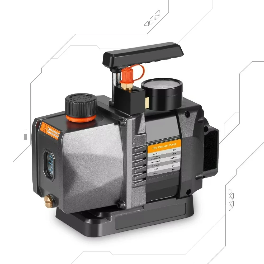 1/2HP 7CFM Refrigerant Vacuum Pump 1/4 Air Inlet Refrigeration for Car Household Air Conditioning for Battery
1/2HP 7CFM Refrigerant Vacuum Pump 1/4 Air Inlet Refrigeration for Car Household Air Conditioning for Battery