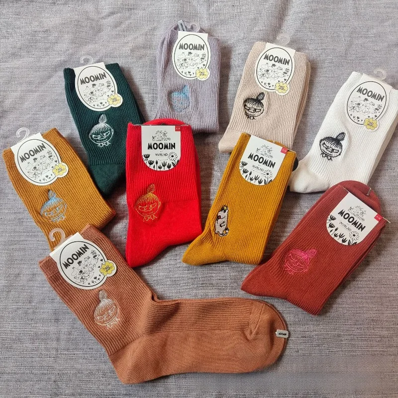 Cute Anime Moomins Series Solid Color Socks Cartoon Character Little My Embroidered Casual Sweat Absorbing and Breathable Socks
Cute Anime Moomins Series Solid Color Socks Cartoon Character Little My Embroidered Casual Sweat Absorbing and Breathable Socks