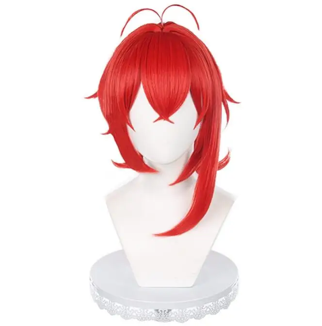 Diluc Ragnvindr Wig Game Red Long Cosplay Wig With High Ponytail Heat Resistant Synthetic Hair Anime Wigs
Diluc Ragnvindr Wig Game Red Long Cosplay Wig With High Ponytail Heat Resistant Synthetic Hair Anime Wigs