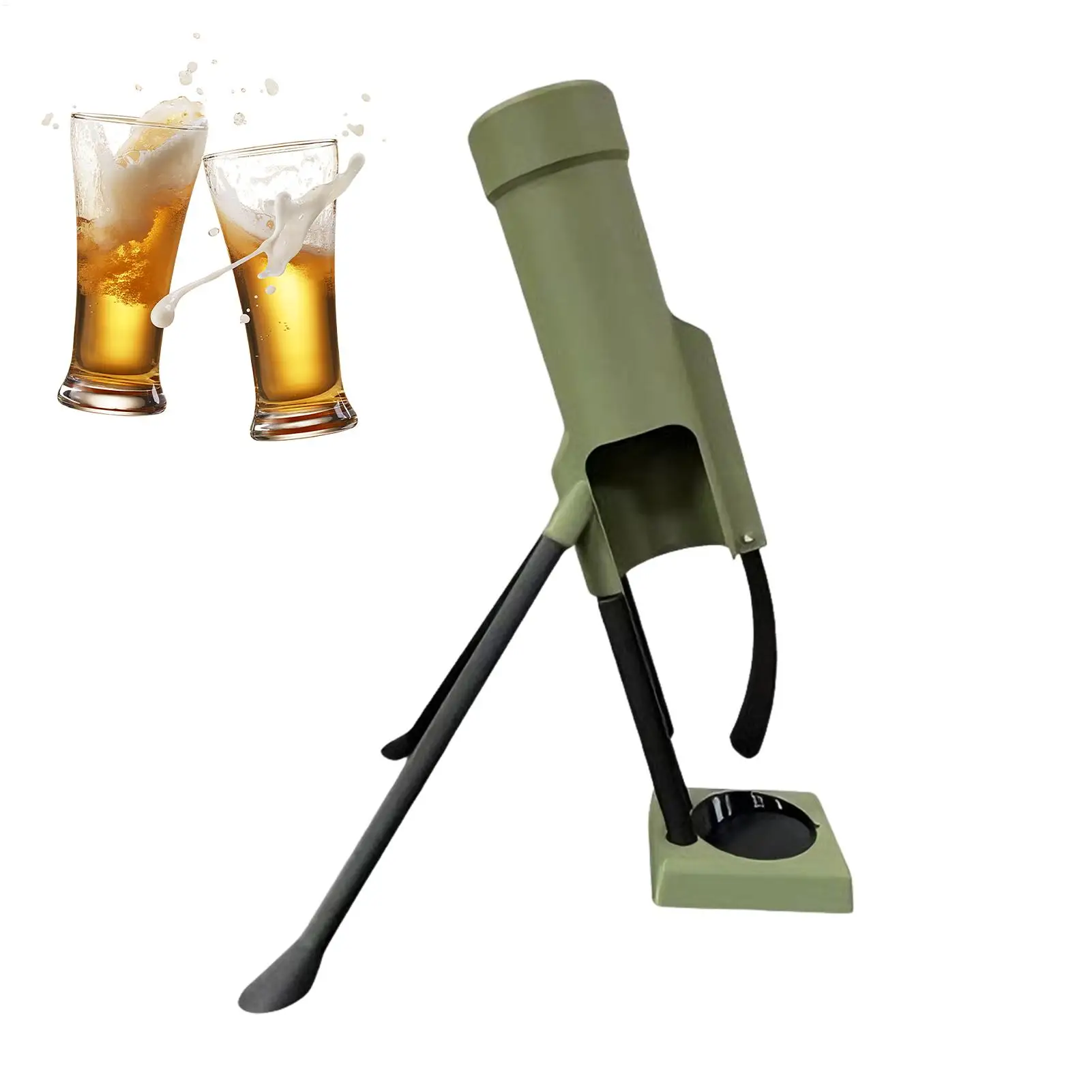 Heavy Duty Beer Bottle Mortar Opener Tactical Cap Launcher Hands Free Push Down for Bar Desk Decor For Military Enthusiast
Heavy Duty Beer Bottle Mortar Opener Tactical Cap Launcher Hands Free Push Down for Bar Desk Decor For Military Enthusiast