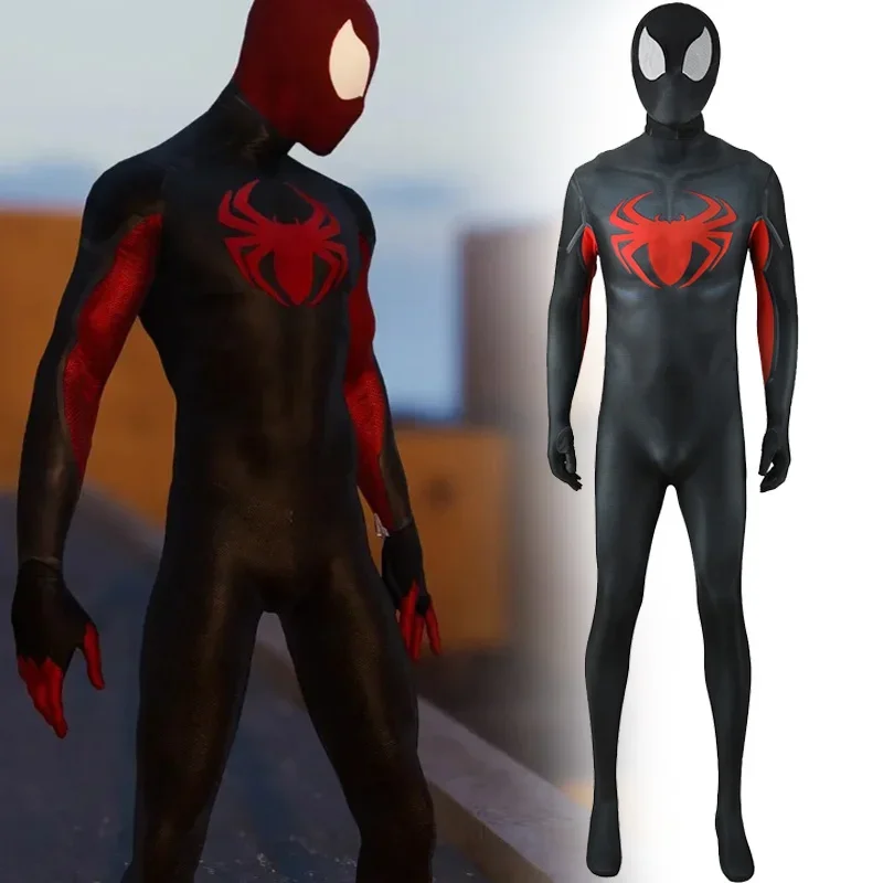 Midnight Spiderman Cosplay Costume Superhero Zentai Bodysuit Midnight Spiderman Spandex Outfits Halloween Costume for Adult Kids
Midnight Spiderman Cosplay Costume Superhero Zentai Bodysuit Midnight Spiderman Spandex Outfits Halloween Costume for Adult Kids