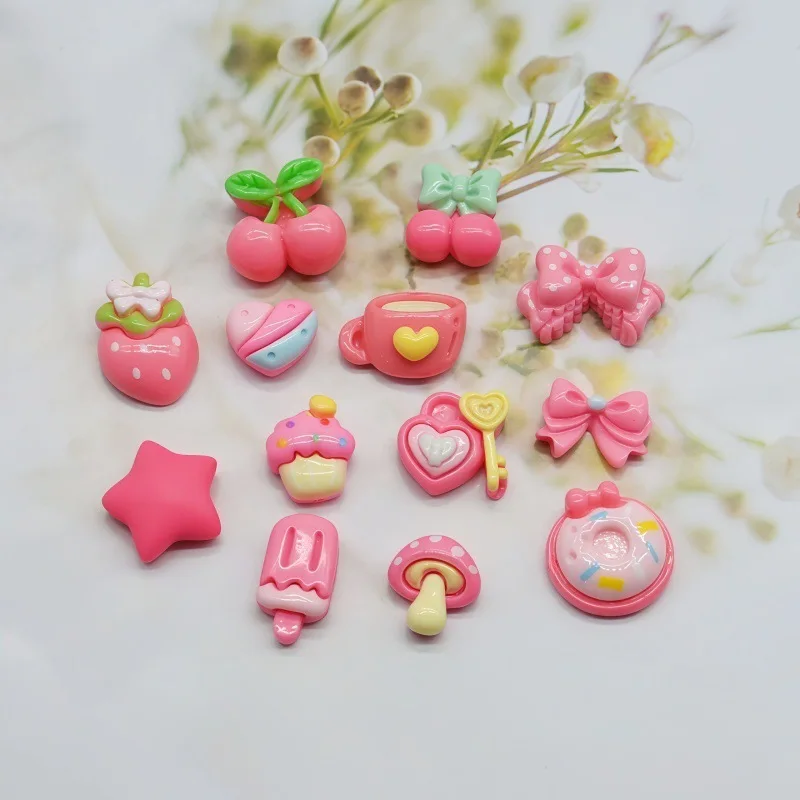 10PCS Pink Series Resin Nail Decoration Kawaii Nail Rhinetsones for DIY Art manicure Finger Charming
10PCS Pink Series Resin Nail Decoration Kawaii Nail Rhinetsones for DIY Art manicure Finger Charming
