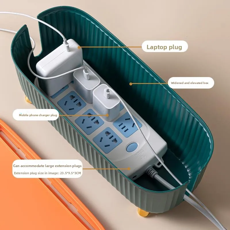 Cable Organizer Box Desktop Data Cable Storage Solution Concealment Holder Source Plug Board Organizer Plastic Material
Cable Organizer Box Desktop Data Cable Storage Solution Concealment Holder Source Plug Board Organizer Plastic Material