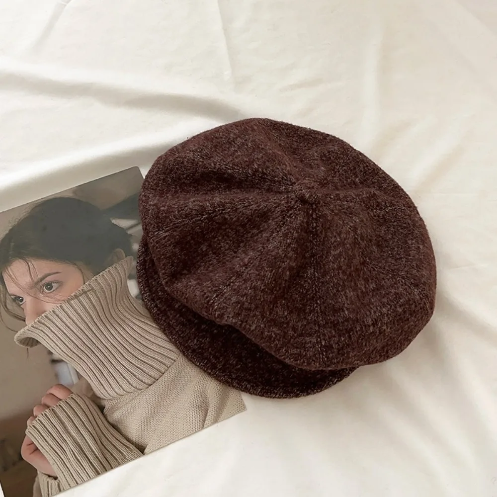 Vintage Solid Color Japanese Retro Berets Knitted Windproof Baseball Caps Warm Autumn Winter Cap Newspaper Hat Outdoor
Vintage Solid Color Japanese Retro Berets Knitted Windproof Baseball Caps Warm Autumn Winter Cap Newspaper Hat Outdoor