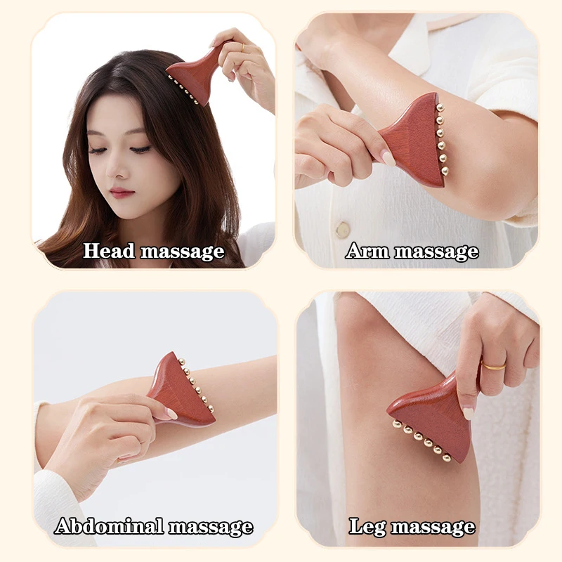Cheek Beauty Massage Gua Sha Lymphatic Drainage Massager Trigger Point Relaxation Wood Brass Gold Bead Facial Lifting Tool.
Cheek Beauty Massage Gua Sha Lymphatic Drainage Massager Trigger Point Relaxation Wood Brass Gold Bead Facial Lifting Tool.