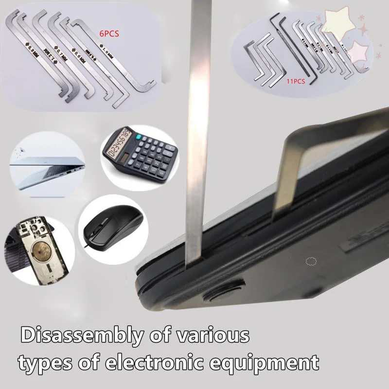 6/11PCS Z Shaped Wrench Set Screwdriver Tools For Electronic Products Repair Dismantling Maintenance Multipurpose Kit
6/11PCS Z Shaped Wrench Set Screwdriver Tools For Electronic Products Repair Dismantling Maintenance Multipurpose Kit