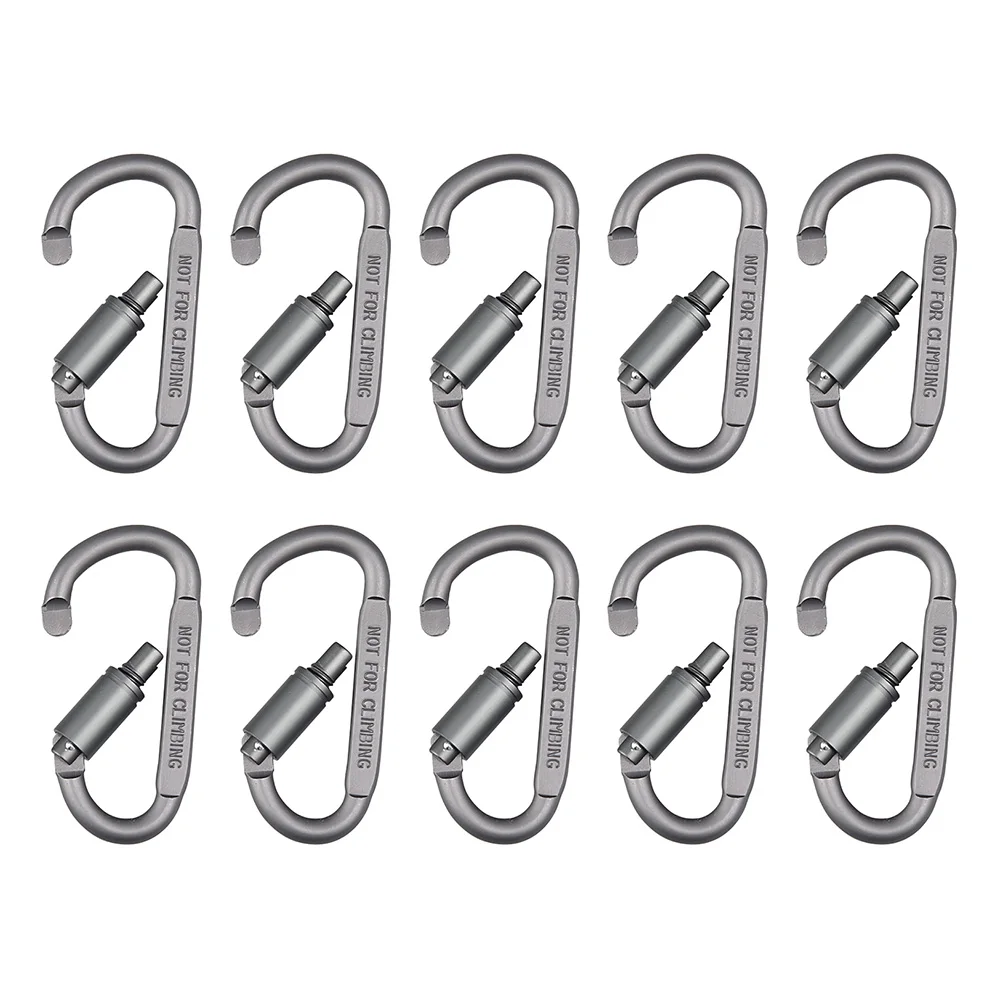 10pcs Mountaineering Backpack Hanging Buckle Durable Climbing Carabiner Camping Aluminum D Hook Snap Clip Lightweight Strong
10pcs Mountaineering Backpack Hanging Buckle Durable Climbing Carabiner Camping Aluminum D Hook Snap Clip Lightweight Strong