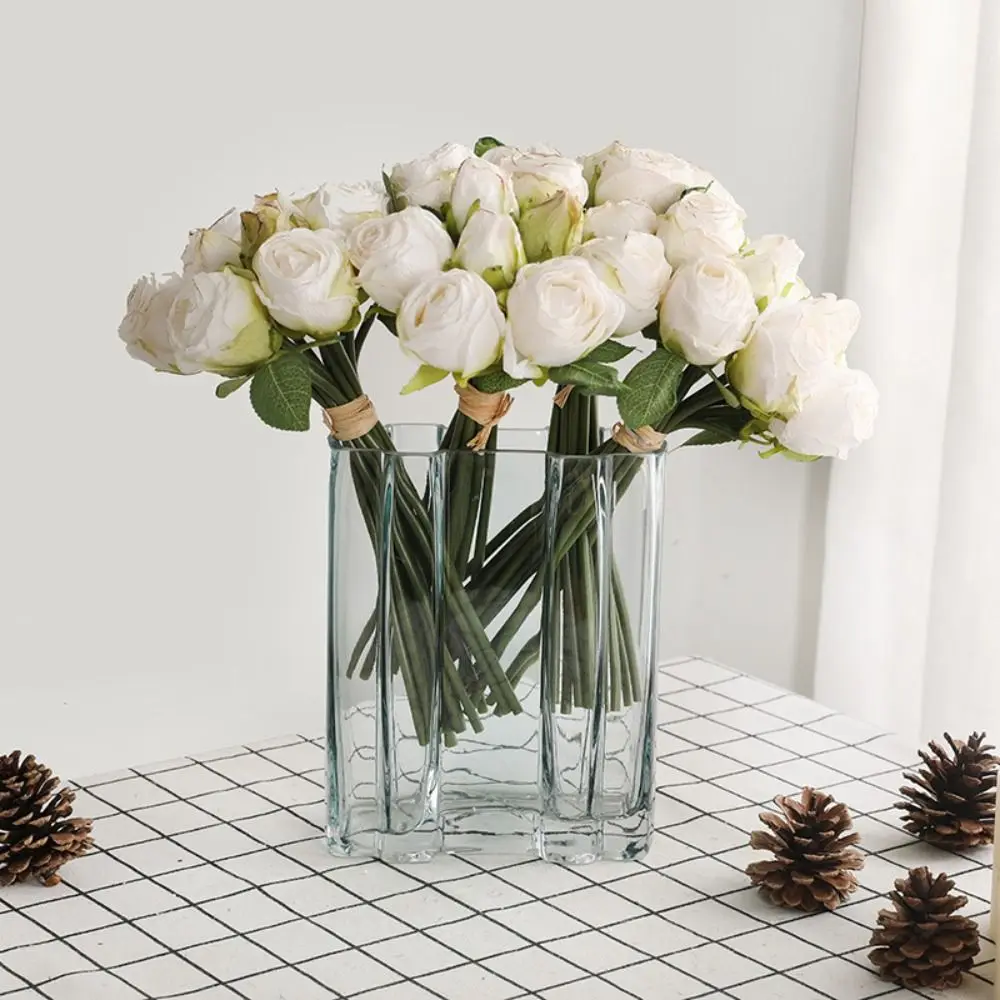 Elegant Artificial Roses Bouquet Real Touch Plastic Silk Rose Flowers Handmade Fake Plants Valentine's Day Gift
Elegant Artificial Roses Bouquet Real Touch Plastic Silk Rose Flowers Handmade Fake Plants Valentine's Day Gift