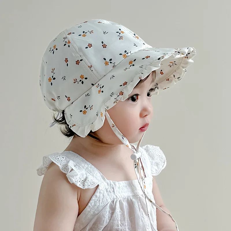 Cute Flower Baby Sun Hat Summer Outdoor Sunscreen Toddler Empty Top Cap Korean Adjustable Kids Boy Girl Bucket Hats
Cute Flower Baby Sun Hat Summer Outdoor Sunscreen Toddler Empty Top Cap Korean Adjustable Kids Boy Girl Bucket Hats