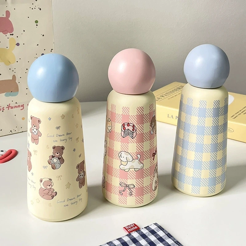Cute Bear Thermos Bottle Thermal Creative 316 Stainless Steel Vacuum Insulated Ice Cup 350ml Student Sports Tumbler Water Cup
Cute Bear Thermos Bottle Thermal Creative 316 Stainless Steel Vacuum Insulated Ice Cup 350ml Student Sports Tumbler Water Cup