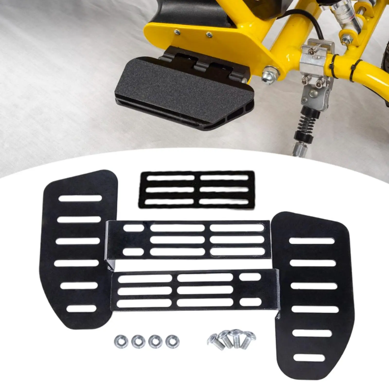 Electric Bike Front Footrest Scooter Front Foot Pedals Adjustable Comfortable Metal Repair Parts Accessory Modification
Electric Bike Front Footrest Scooter Front Foot Pedals Adjustable Comfortable Metal Repair Parts Accessory Modification