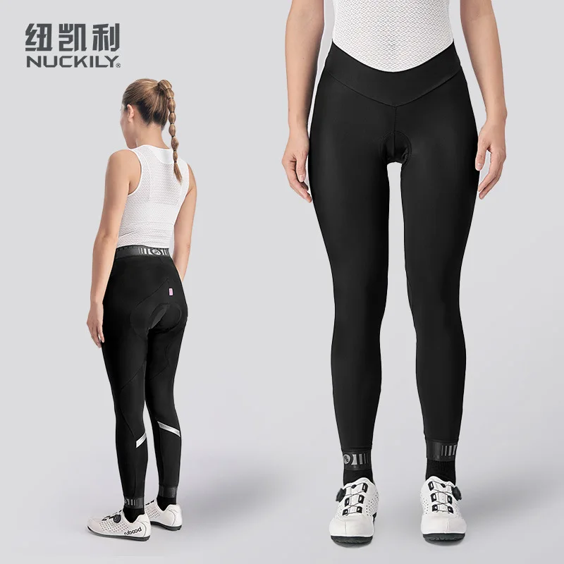 NUCKILY Women Cycling Pants 3D 8Hour Padded High Waist Tummy Anti-Slip Silicone Leg Cuffs Quick Dry Breathable Reflective Tight
NUCKILY Women Cycling Pants 3D 8Hour Padded High Waist Tummy Anti-Slip Silicone Leg Cuffs Quick Dry Breathable Reflective Tight