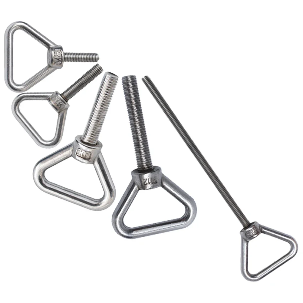 Stainless Steel Triangular Lifting Ring Screw Welded Load-Bearing Bolt Triangular Ring Lifting Lug Nut Circular Ring M8/M10-M12
Stainless Steel Triangular Lifting Ring Screw Welded Load-Bearing Bolt Triangular Ring Lifting Lug Nut Circular Ring M8/M10-M12