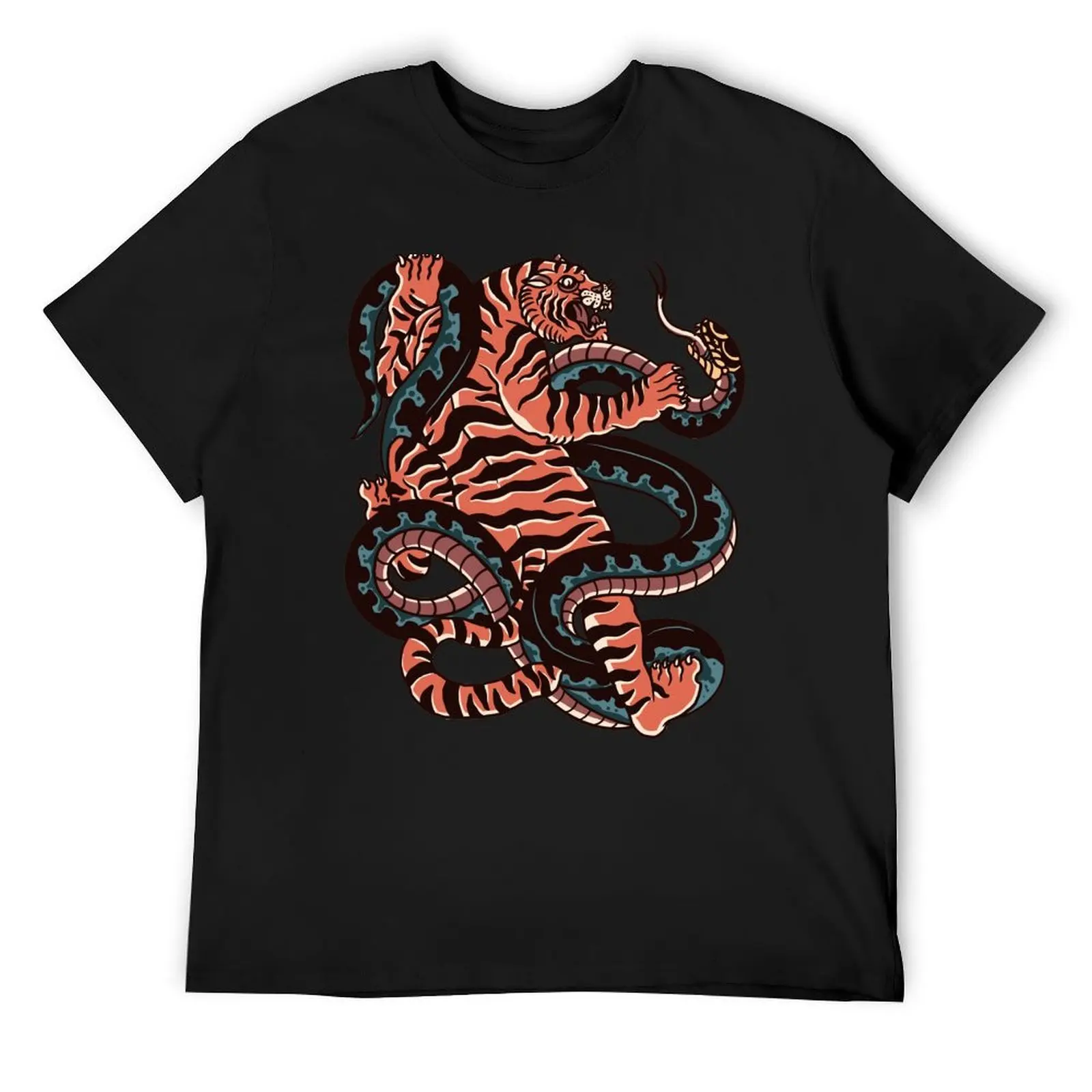 Tiger Versus Snake Traditional Tattoo T-Shirt sweat Funny t-shirt mens graphic t-shirts pack
Tiger Versus Snake Traditional Tattoo T-Shirt sweat Funny t-shirt mens graphic t-shirts pack