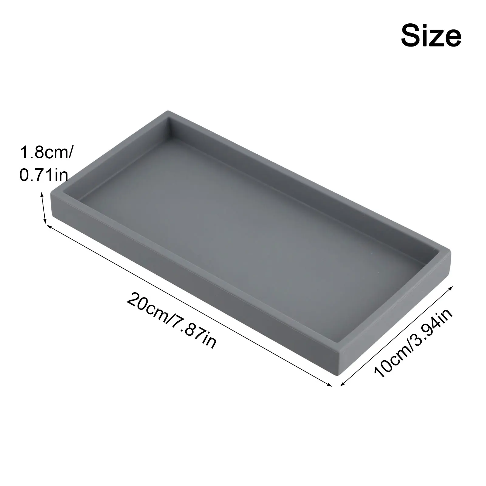 Daily Use Black Countertop Storage Dishwasher Safe Silicone Tray Countertop Holder Dishwasher Safe Easy To Clean
Daily Use Black Countertop Storage Dishwasher Safe Silicone Tray Countertop Holder Dishwasher Safe Easy To Clean