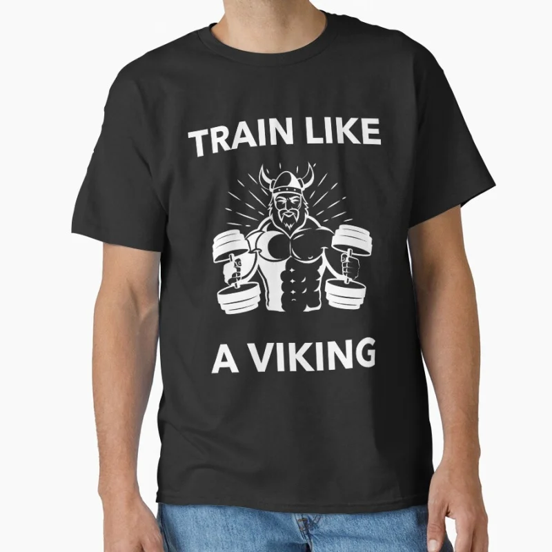 TRAIN LIKE A VIKING GRAPHIC gym motivation physical exercise Short-sleeve crewneck T-shirt for men large size Adult Tops S-6xl
TRAIN LIKE A VIKING GRAPHIC gym motivation physical exercise Short-sleeve crewneck T-shirt for men large size Adult Tops S-6xl