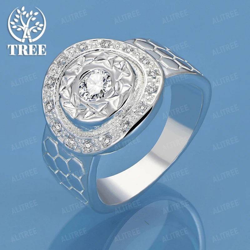 Retro 925 Sterling Silver Wide Version Inlaid With Zircon Wedding Ring Women Birthday Party Gift Men Versatile Popular Jewelry
Retro 925 Sterling Silver Wide Version Inlaid With Zircon Wedding Ring Women Birthday Party Gift Men Versatile Popular Jewelry