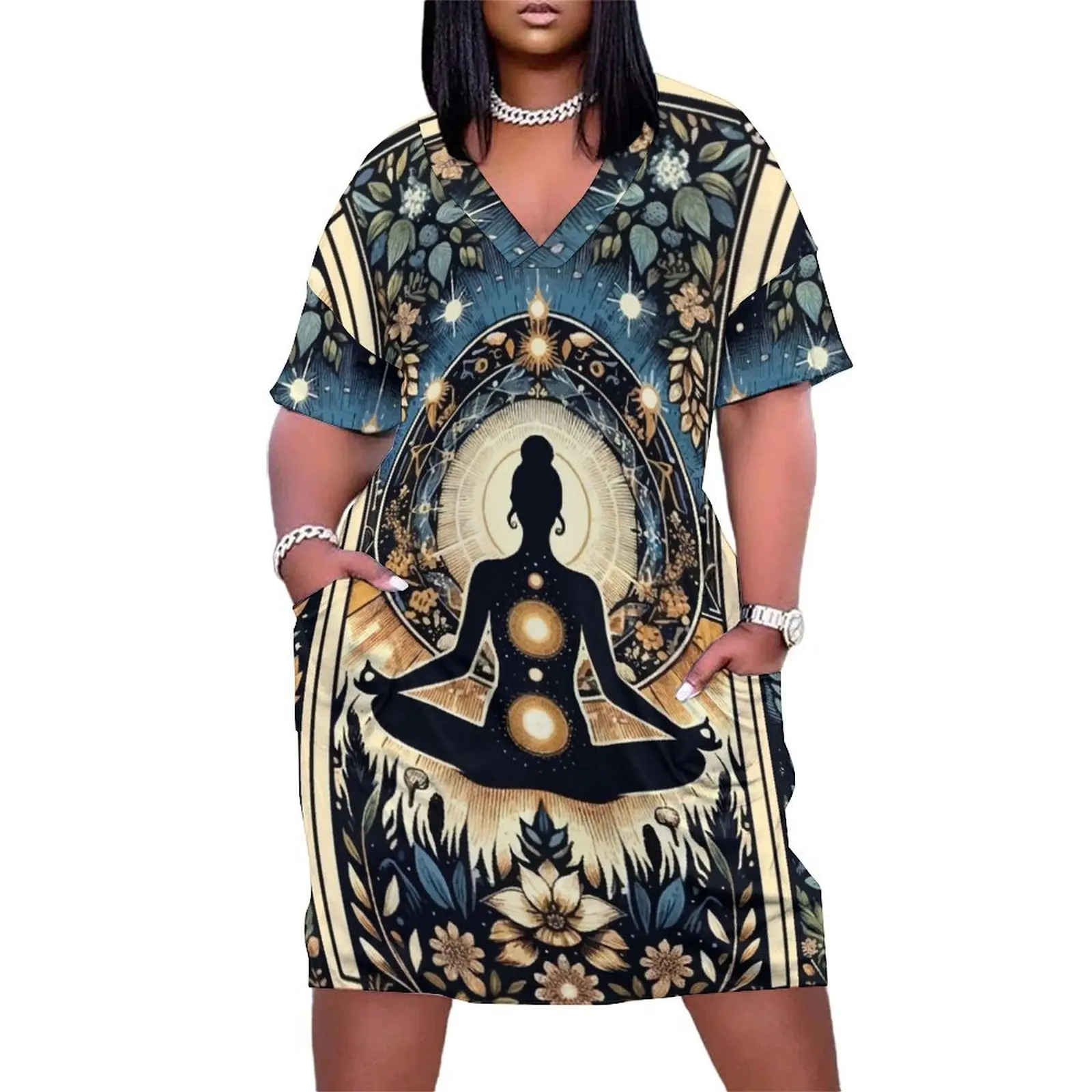 Celestial Harmony Loose Pocket Dress women's evening dress 2025 Evening gown
Celestial Harmony Loose Pocket Dress women's evening dress 2025 Evening gown