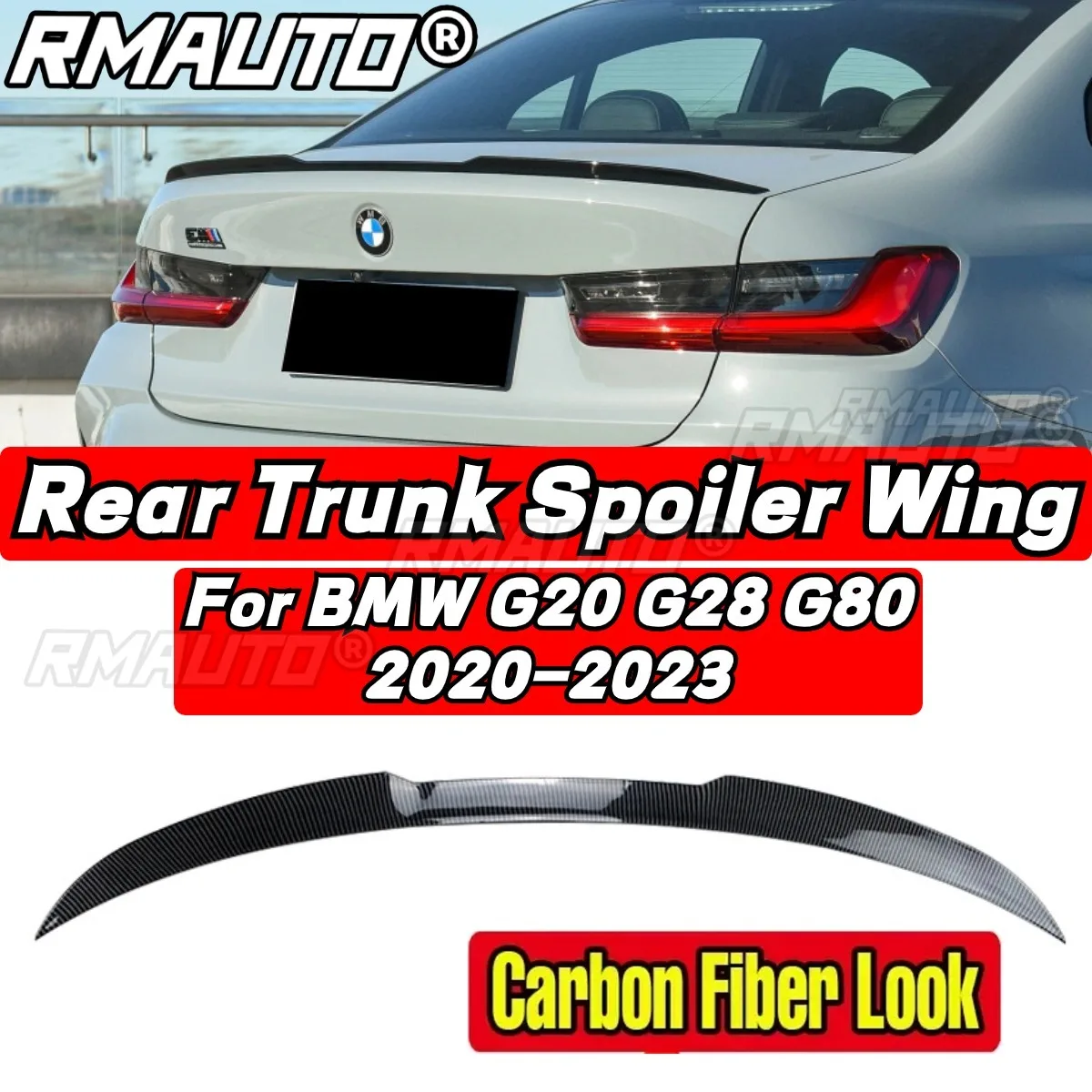 For BMW 3 Series G20 320i 325i 330i M3 2020-2023 Rear Spoiler Wing Exterior Part BMW G20 Car Rear Trunk Spoiler Car Accessories
For BMW 3 Series G20 320i 325i 330i M3 2020-2023 Rear Spoiler Wing Exterior Part BMW G20 Car Rear Trunk Spoiler Car Accessories