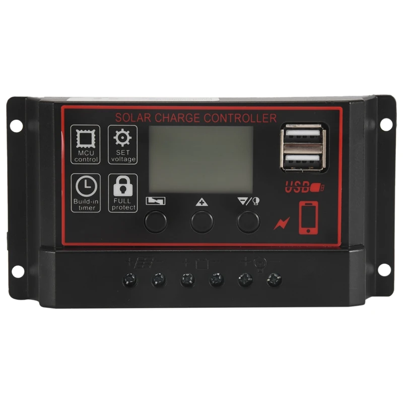 A15R -Solar Charge Controller Solar Panel Controller 12V 24V LCD Display Solar Panel Battery Regulator With USB Port
A15R -Solar Charge Controller Solar Panel Controller 12V 24V LCD Display Solar Panel Battery Regulator With USB Port