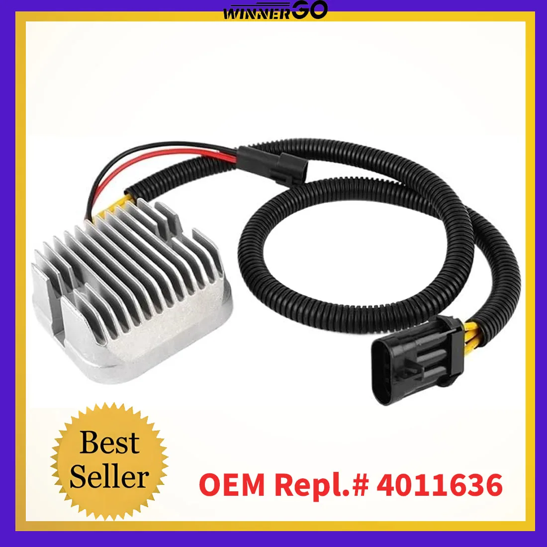 ATV Mosfet Voltage Regulator Rectifier for Polaris Sportsman 550 X2 XP 850 Touring ATV 2009 2010 OEM Repl 4011636
ATV Mosfet Voltage Regulator Rectifier for Polaris Sportsman 550 X2 XP 850 Touring ATV 2009 2010 OEM Repl 4011636