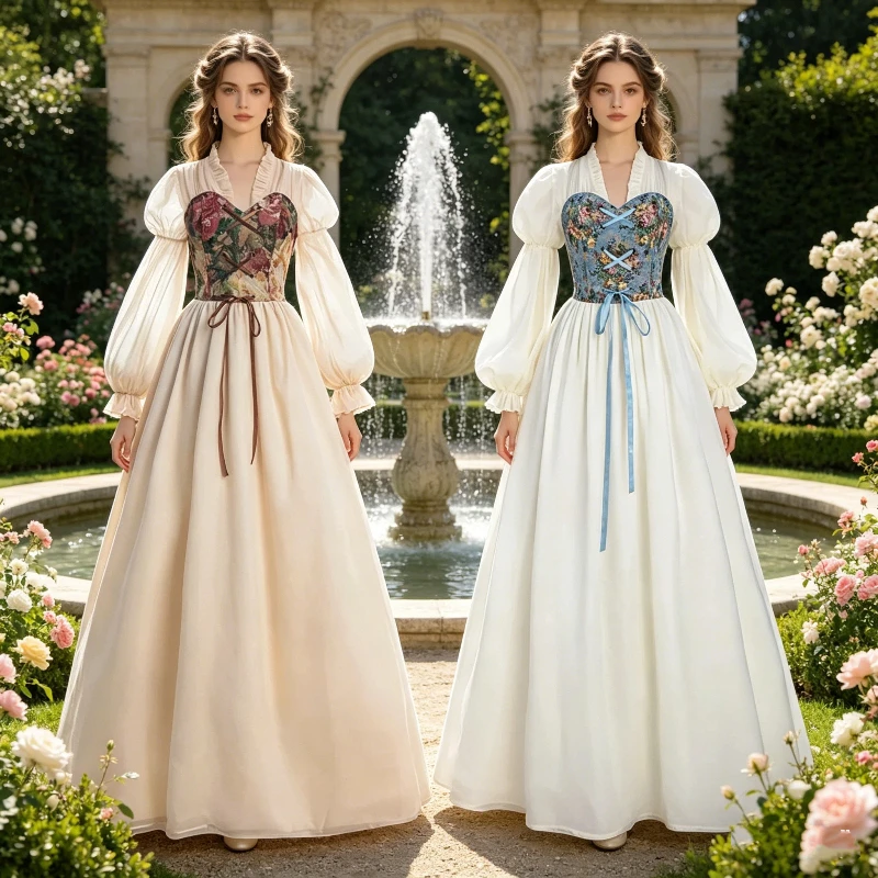 AP Medieval Court Corset Dress Gothic Vintage Prom Party Fairy Cosplay Costume Masquerade Ball Stage Performance Suits
AP Medieval Court Corset Dress Gothic Vintage Prom Party Fairy Cosplay Costume Masquerade Ball Stage Performance Suits