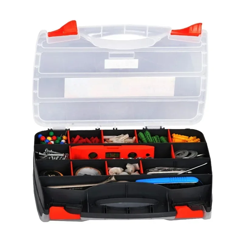 Plastic Organizer Box Thickened Durable Tool Box Multifunctional Portable Parts Boxes Sorting Finishing Storage Tools Packaging
Plastic Organizer Box Thickened Durable Tool Box Multifunctional Portable Parts Boxes Sorting Finishing Storage Tools Packaging