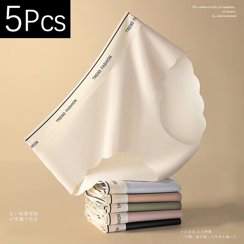 5pcs Mid waist seamless Sexy panties women's underwear for set sensual Ice silk solid lingerie woman shorts cute Underpanties
5pcs Mid waist seamless Sexy panties women's underwear for set sensual Ice silk solid lingerie woman shorts cute Underpanties