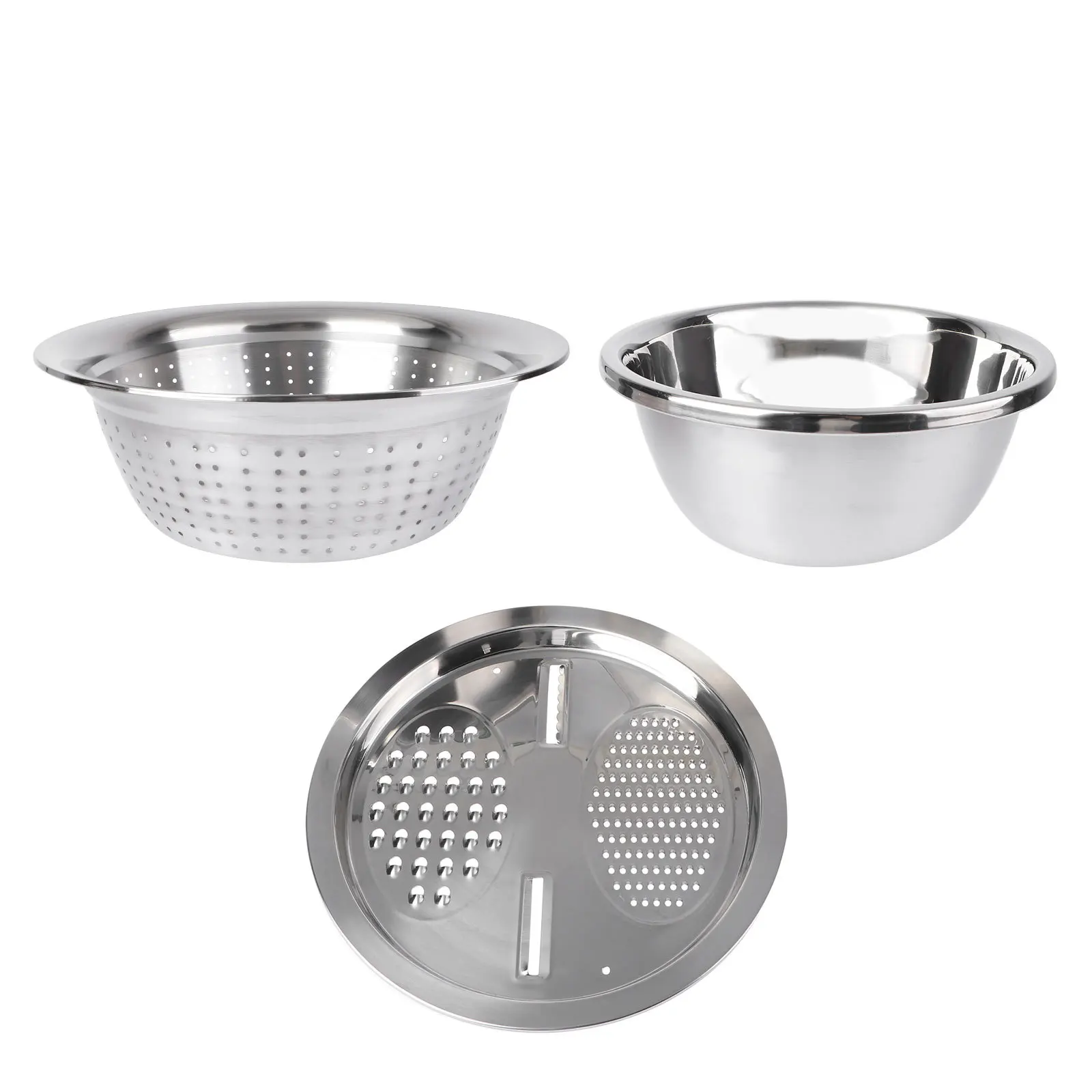 1Pcs Stainless Steel Grater for Vegetables Multi-Purpose Draining Chopping Tool Efficient Slicer Wash Rice Kitchen Gadget Silver
1Pcs Stainless Steel Grater for Vegetables Multi-Purpose Draining Chopping Tool Efficient Slicer Wash Rice Kitchen Gadget Silver