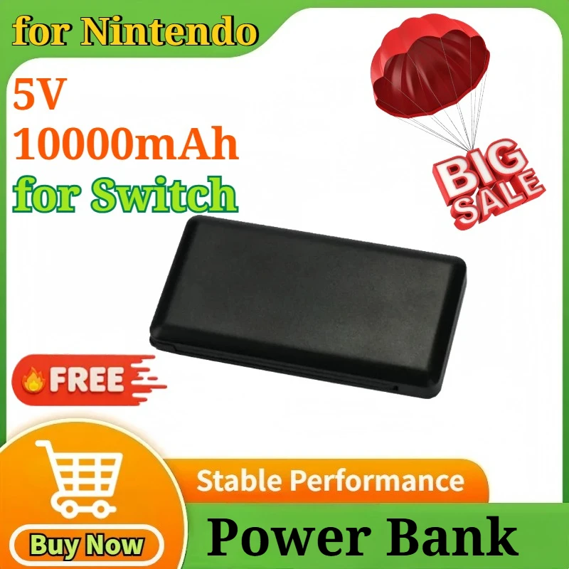 5V 10000mAh Portable Back Clip Power Bank Compatible for Nintendo for Switch Fast Charging Battery Case USB Type-C Battery
5V 10000mAh Portable Back Clip Power Bank Compatible for Nintendo for Switch Fast Charging Battery Case USB Type-C Battery