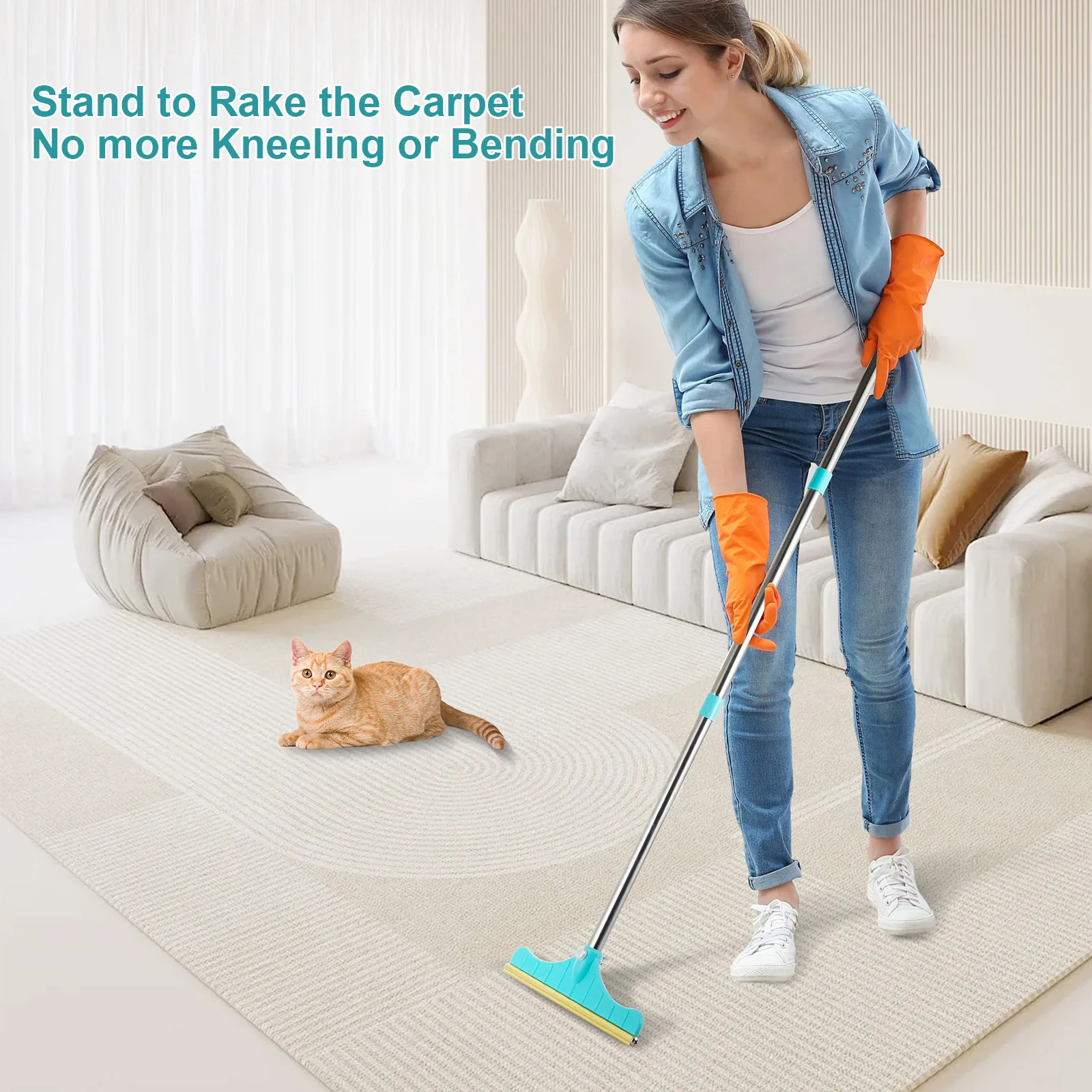 Multi-Functional Pet Hair Remover Carpet Scraper Lint Brush For Cat Dog Fur Removal
Multi-Functional Pet Hair Remover Carpet Scraper Lint Brush For Cat Dog Fur Removal