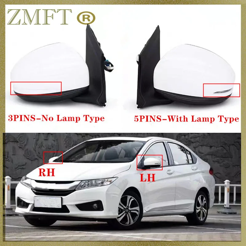 Car Rearview Mirror Assembly For HONDA CITY GM6 2015 2016 2017 2018 Base Color 3PINS Without LED / 5PINS With LED
Car Rearview Mirror Assembly For HONDA CITY GM6 2015 2016 2017 2018 Base Color 3PINS Without LED / 5PINS With LED