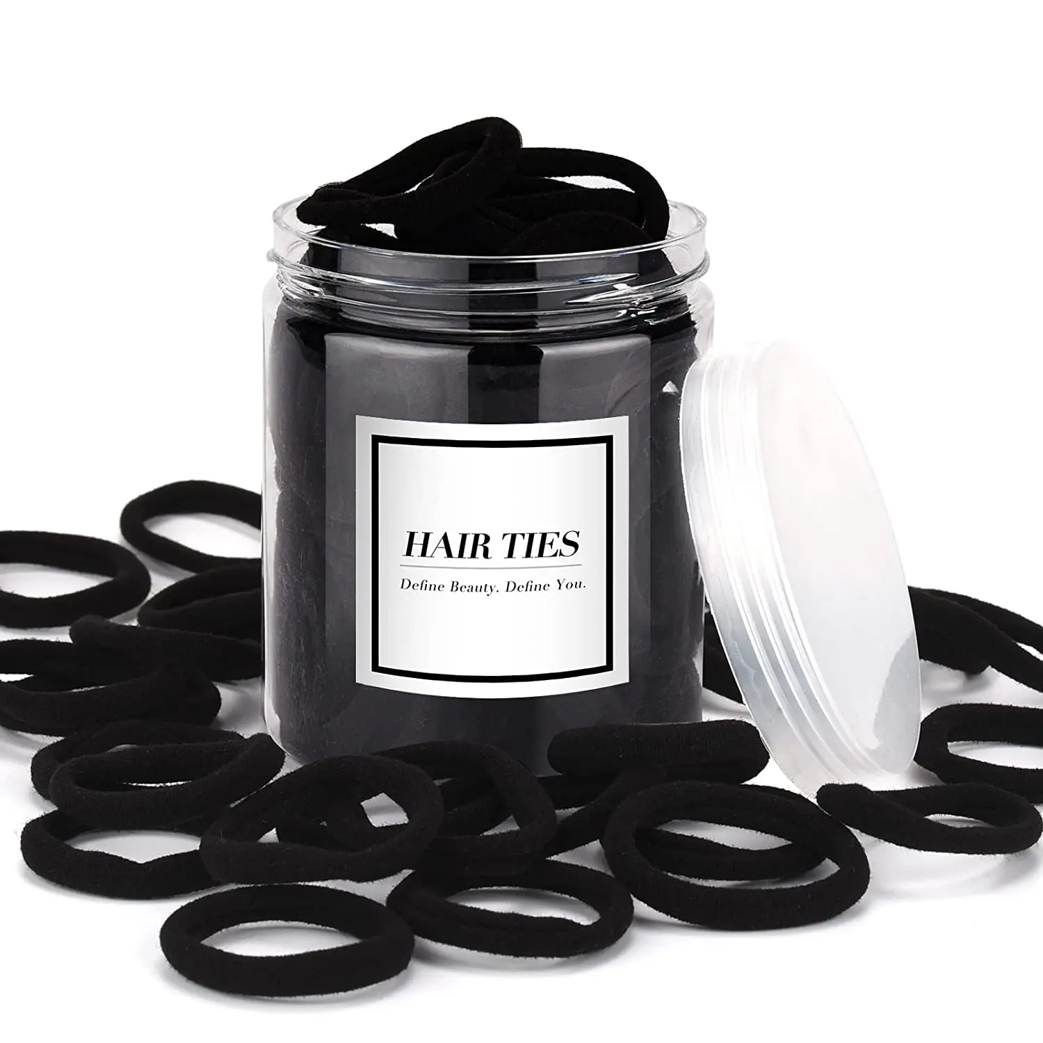 50/100 pieces - Canned high elasticity black headband, suitable for ponytails, hairstyles (various colors), casual, women's headwear, women's hair accessories ponytail holder, hair elastic band, hair bundle, gym sportswear, gym beauty and makeup, women's
50/100 pieces - Canned high elasticity black headband, suitable for ponytails, hairstyles (various colors), casual, women's headwear, women's hair accessories ponytail holder, hair elastic band, hair bundle, gym sportswear, gym beauty and makeup, women's