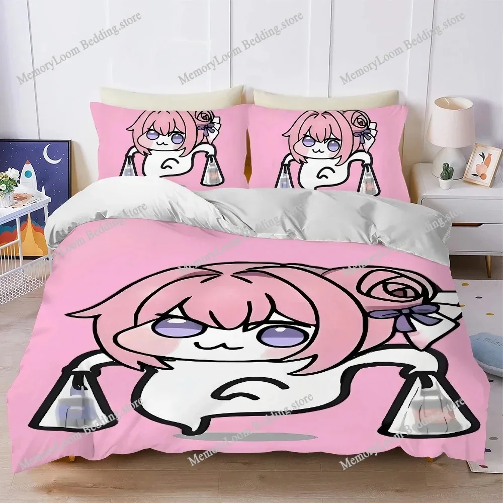 Cute N-Nikke D-Doro Doll Duvet Cover Set Home Style Bedding Soft Laundry Cotton Bed Student Dormitory Gift Home Textileextile
Cute N-Nikke D-Doro Doll Duvet Cover Set Home Style Bedding Soft Laundry Cotton Bed Student Dormitory Gift Home Textileextile