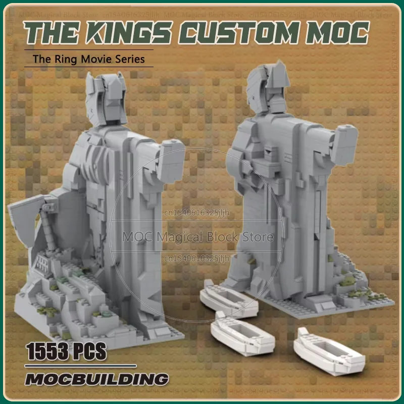Movie Custom MOC Building Blocks The Pillars of the Kings Creative Display Model Technology Bricks DIY Assembly Collection Toys
Movie Custom MOC Building Blocks The Pillars of the Kings Creative Display Model Technology Bricks DIY Assembly Collection Toys