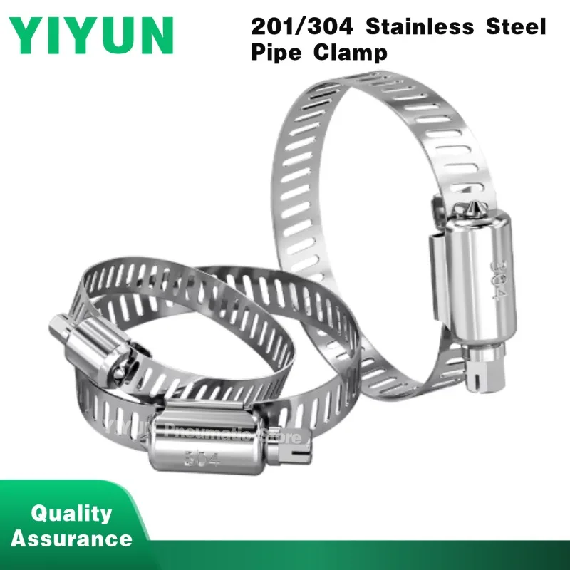 201/304 Stainless Steel Throat Clamp American Pipe Clamp Laryngeal Strap YIYUN Pneumatic Store
201/304 Stainless Steel Throat Clamp American Pipe Clamp Laryngeal Strap YIYUN Pneumatic Store