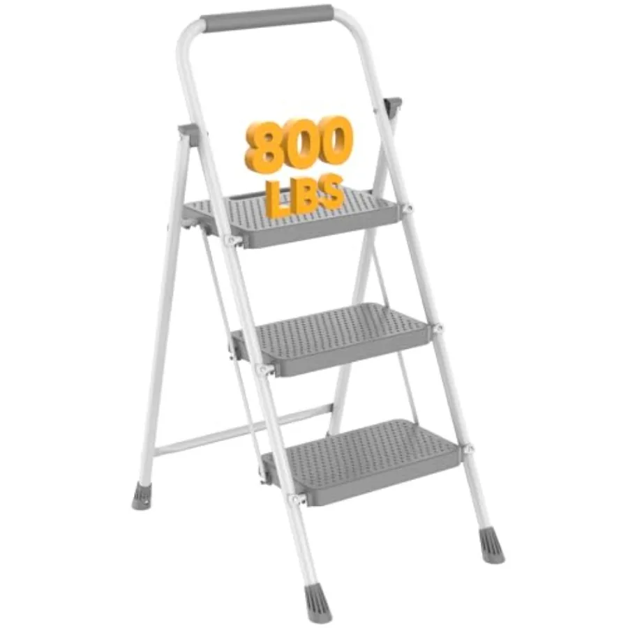 3 Step Ladder, Folding Step Stool for Adults with Safety Lock, Anti-Slip Design, Portable Foldable Ladder for Home Kitchen, Gre
3 Step Ladder, Folding Step Stool for Adults with Safety Lock, Anti-Slip Design, Portable Foldable Ladder for Home Kitchen, Gre