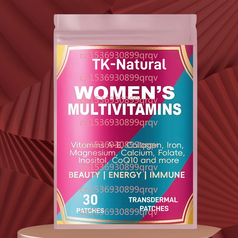 30 Patches Methylated Multivitamin Transdermal Patches for Women with Iron, Biotin & Inositol for Energy, Immune, Hair & Skin
30 Patches Methylated Multivitamin Transdermal Patches for Women with Iron, Biotin & Inositol for Energy, Immune, Hair & Skin