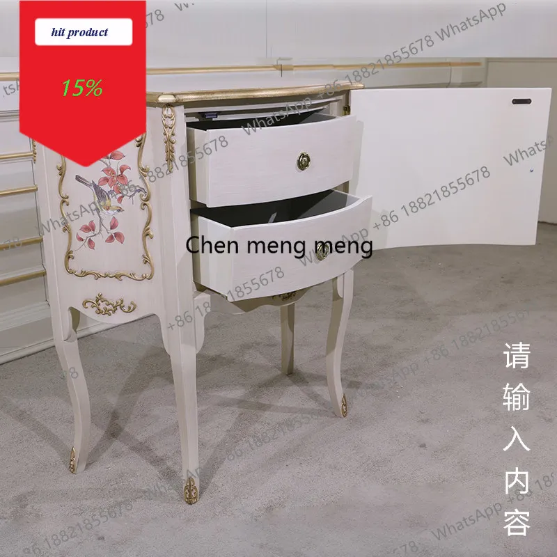 M02 American chest of drawers, solid wood, light luxury living room storage cabinets, hand-painted vintage chest of drawers
M02 American chest of drawers, solid wood, light luxury living room storage cabinets, hand-painted vintage chest of drawers
