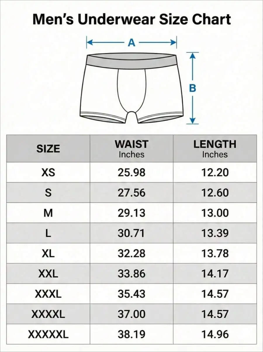 Mens Thermal Boxer Shorts With Color-Changing Print Ultra Soft Breathable Underwear
Mens Thermal Boxer Shorts With Color-Changing Print Ultra Soft Breathable Underwear