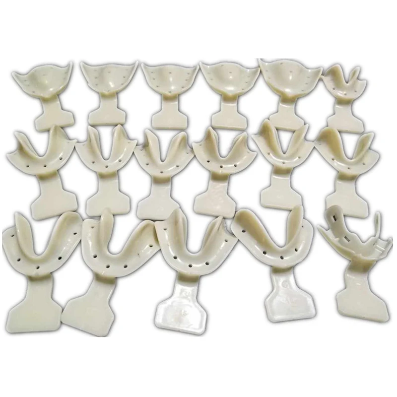 2x 17Pcs/Set Dental Impression Trays Autoclavable Edentulous Jaws Impression Tray Teeth Holder Dentistry Lab Tools
2x 17Pcs/Set Dental Impression Trays Autoclavable Edentulous Jaws Impression Tray Teeth Holder Dentistry Lab Tools