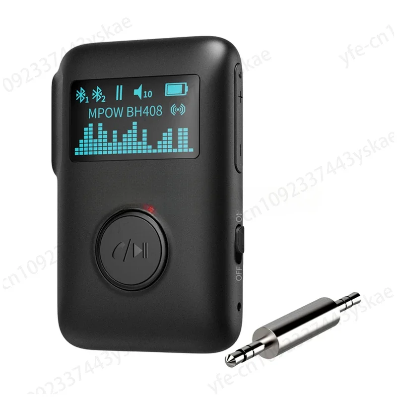 Bluetooth-приемник Mpow автомобильный аудио aux с подключением к беспроводению, чип Qualcomm QCC3003, музыкальный 3D объемный звук
Bluetooth-приемник Mpow автомобильный аудио aux с подключением к беспроводению, чип Qualcomm QCC3003, музыкальный 3D объемный звук