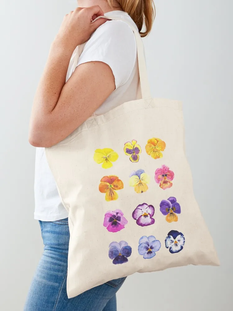 hand painted Colorful pansies collection watercolor painting Tote Bag Canvas bag tote bag custom sac pour femme
hand painted Colorful pansies collection watercolor painting Tote Bag Canvas bag tote bag custom sac pour femme