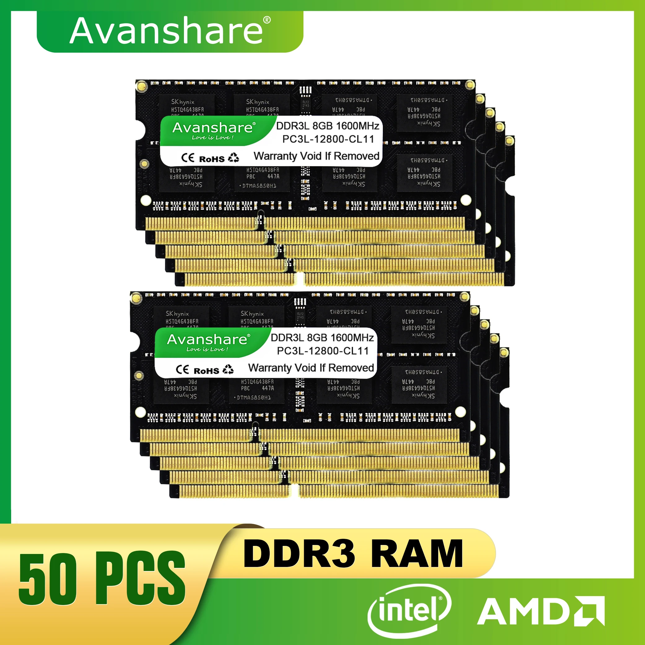 ОЗУ Avanshare DDR3 DDR3L 8 ГБ 4 ГБ 1600 МГц 1333 МГц 1,5 в DDR3L 1,35 в для ноутбука, компьютера, бесплатная доставка
ОЗУ Avanshare DDR3 DDR3L 8 ГБ 4 ГБ 1600 МГц 1333 МГц 1,5 в DDR3L 1,35 в для ноутбука, компьютера, бесплатная доставка