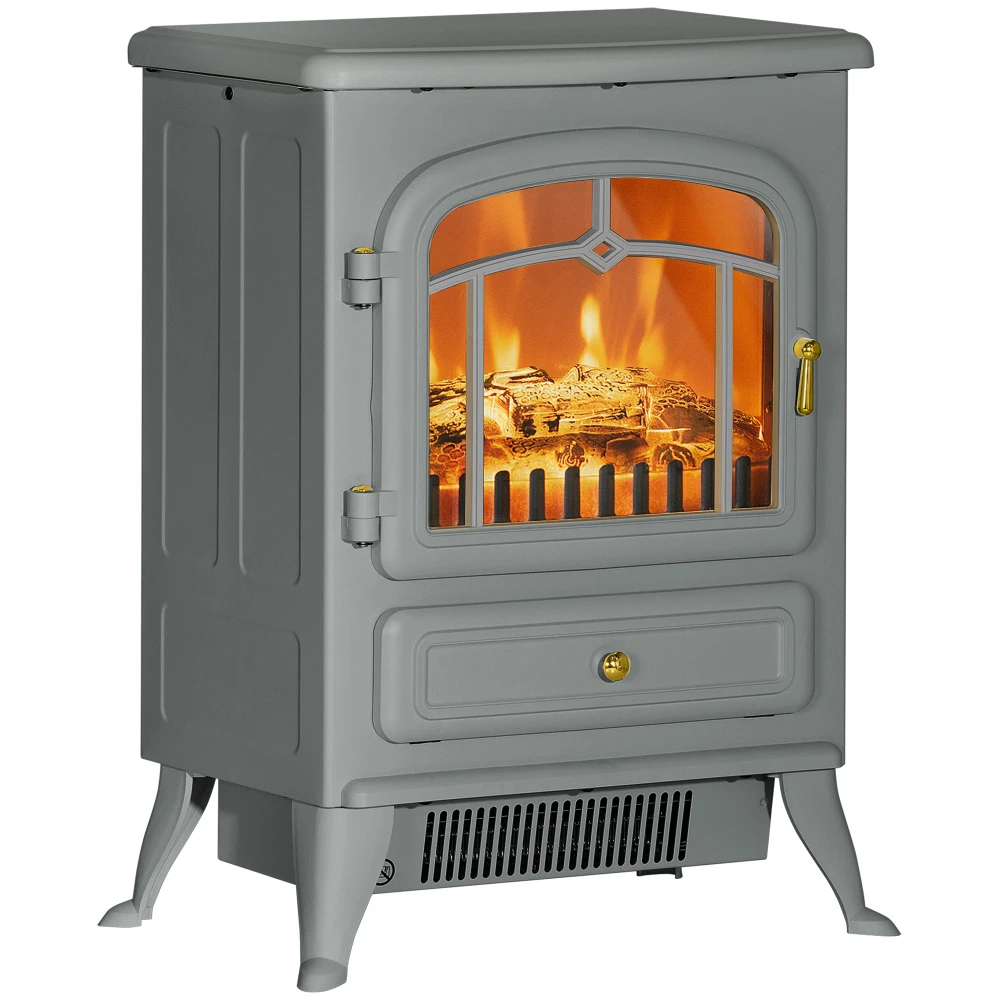 22" Electric Fireplace Heater, Freestanding Fire Place Stove with Realistic LED Flames and Logs, and Overheating Protection
22" Electric Fireplace Heater, Freestanding Fire Place Stove with Realistic LED Flames and Logs, and Overheating Protection