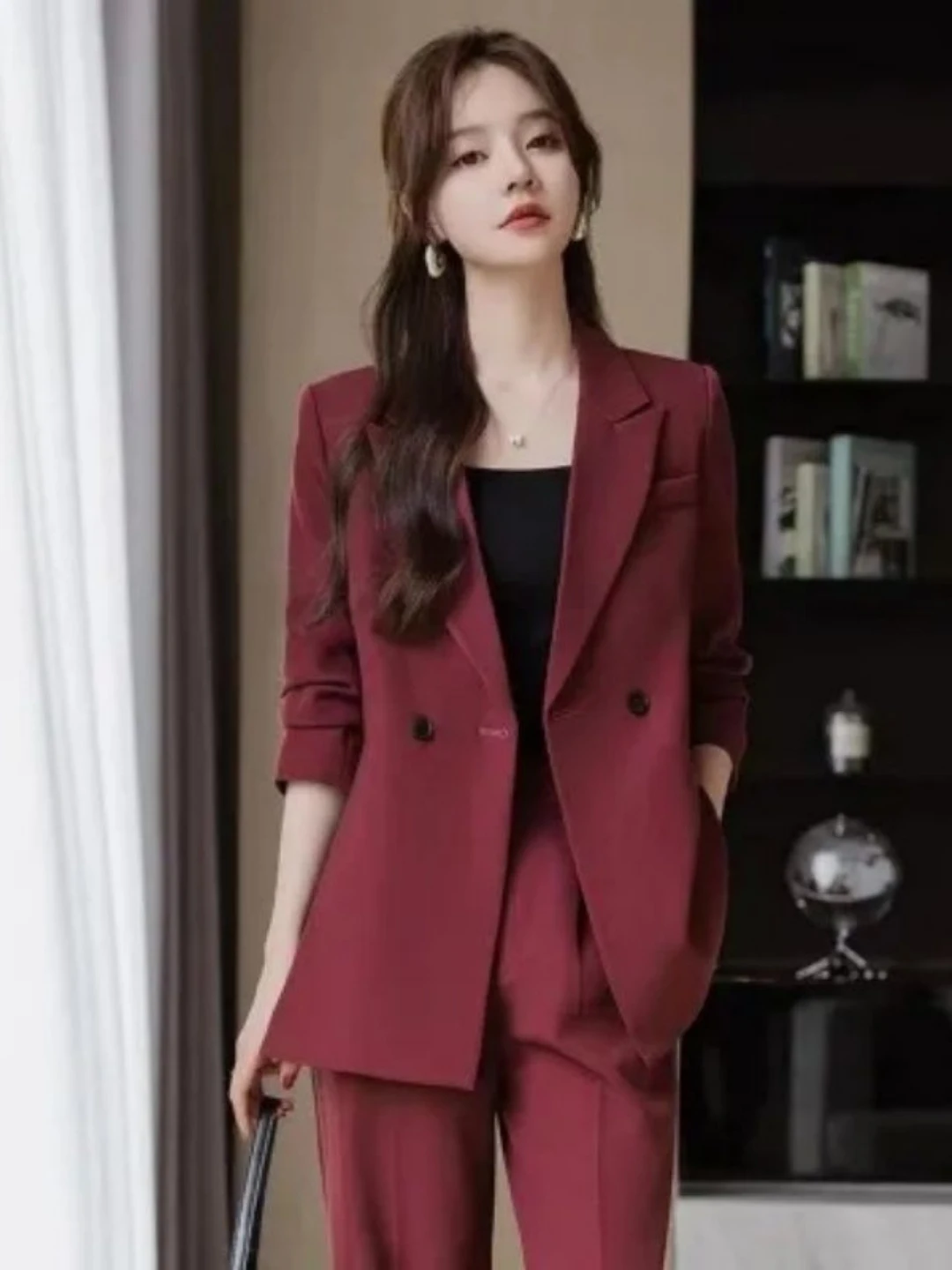Summer Casual Commute Women's Suit Two-Piece Set Fashionable Elegant High Waist Long Pants A-Line Skirt Korean Style
Summer Casual Commute Women's Suit Two-Piece Set Fashionable Elegant High Waist Long Pants A-Line Skirt Korean Style
